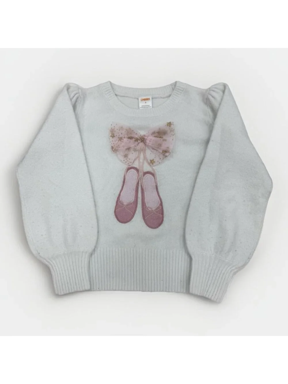 Gymboree Tiny Dancer Ballet Sweater with Silver Sequin Skirt Outfit size 6